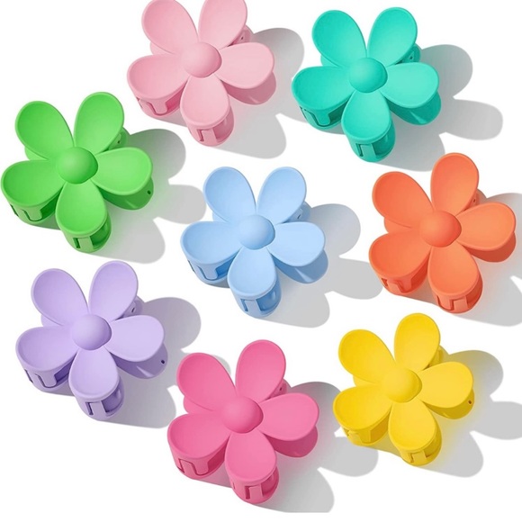 Other - 8 Pcs Summer Hair Claws-New